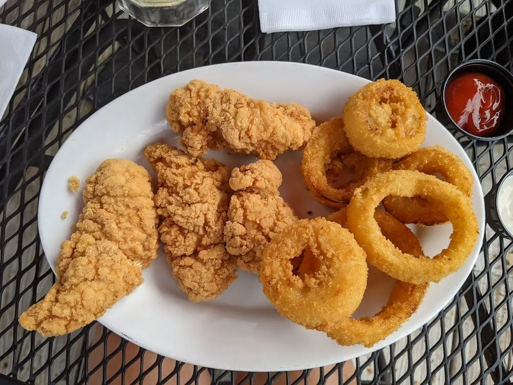 Chicken Tenders and Onion Rings