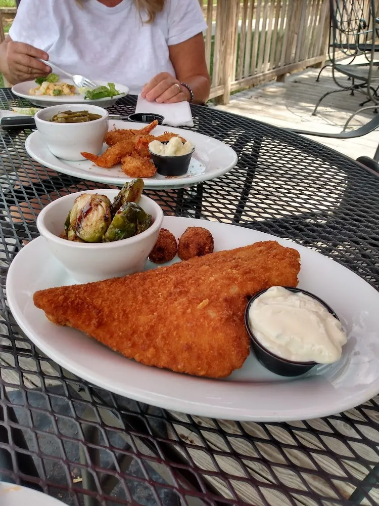 Flounder and Coconut Shrimp
